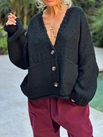 Hazel Blues® |  Pocketed V-Neck Button Up Cardigan