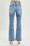 Hazel Blues® |  RISEN High Rise Distressed Flare Jeans