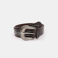 Hazel Blues® |  PU Leather Rhinestone Belt