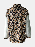 Hazel Blues® |  Fuzzy Button Up Long Sleeve Jacket