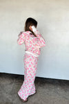 Hazel Blues® | Floral & Cheetah Easy Does it Pullover
