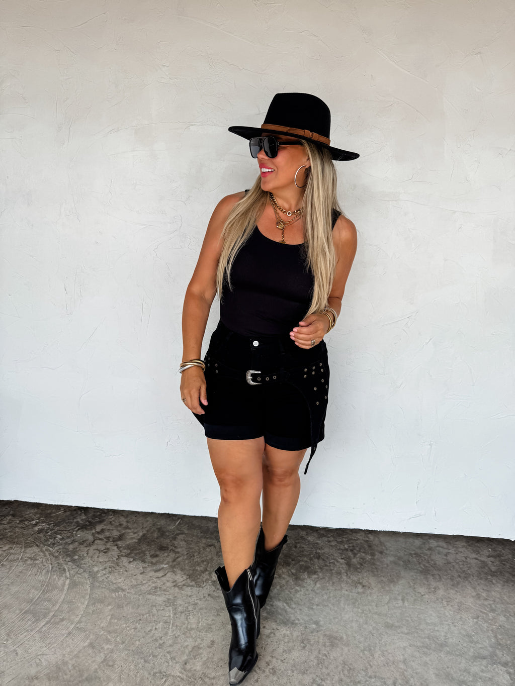 Hazel Blues® |  PREORDER- FESTIVAL NIGHTS BUCKLE SHORTS