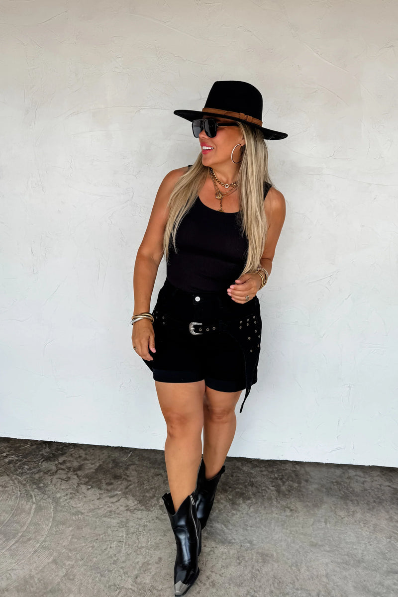 Hazel Blues® |  PREORDER: Festival Nights Buckle Shorts