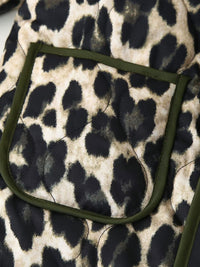 Hazel Blues® |  Leopard Open Front Long Sleeve Outerwear