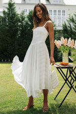 Hazel Blues® |  Square Neck Wide Strap Cami Dress