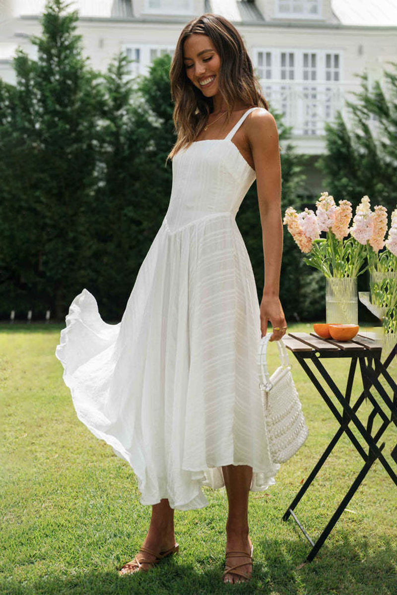 Hazel Blues® |  Square Neck Wide Strap Cami Dress