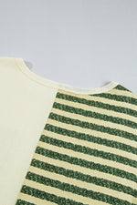 Hazel Blues® |  Striped Round Neck Long Sleeve Top