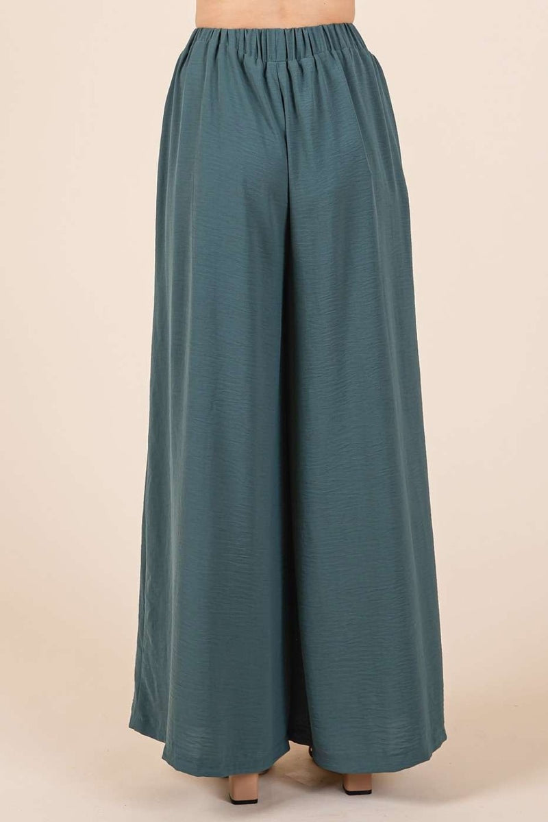 Hazel Blues® |  Mittoshop Pleated Wide Leg Pants