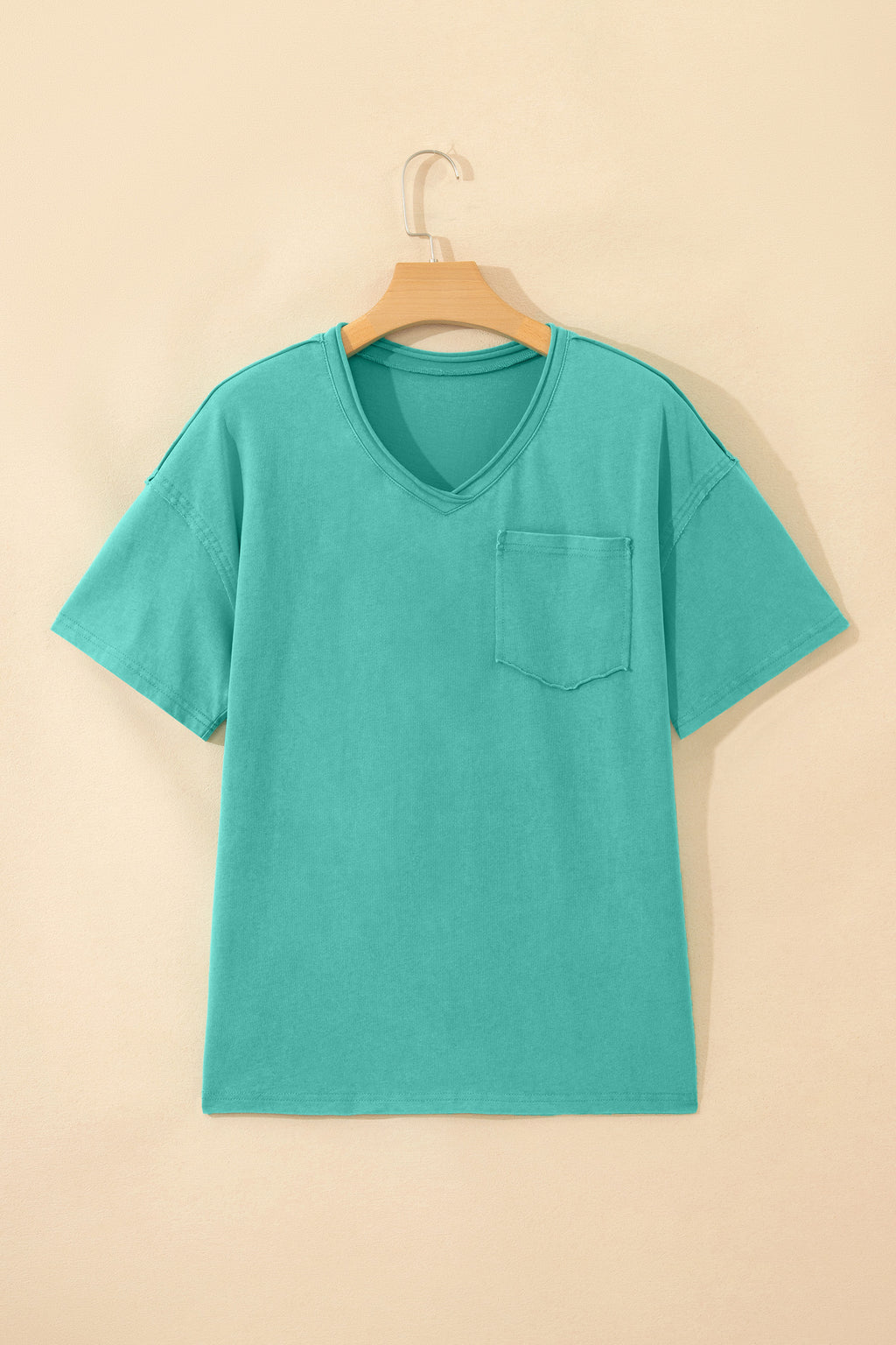 Josie Rose Mint Green Cotton Mineral Wash T-Shirt