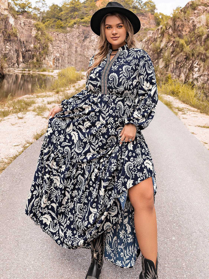 Hazel Blues® | Long Sleeve Maxi Dress