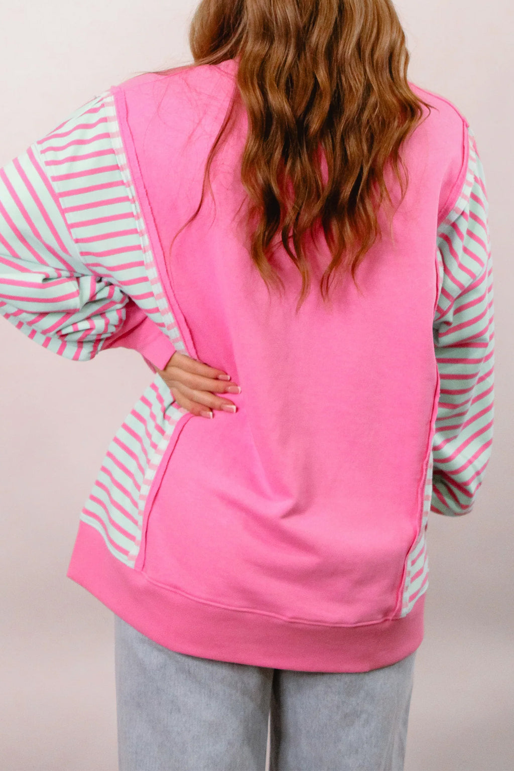 Giselle Reign Striped Relaxed Top