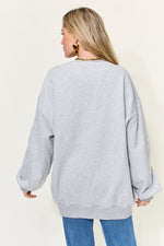 Hazel Blues® |  BRIGHTER DAYS Graphic Drop Shoulder Oversized Sweatshirt