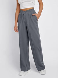 Hazel Blues® |  Elastic Waist Wide Leg Pants