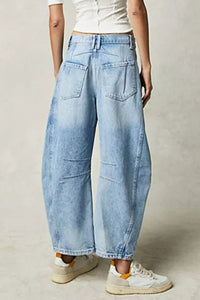 Hazel Blues® |  Wide Leg Jeans with Pockets