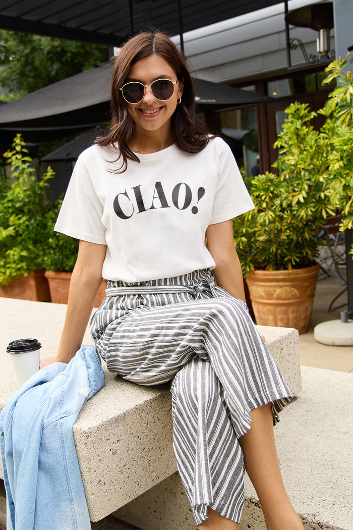 Hazel Blues® |  CIAO Round Neck T-Shirt