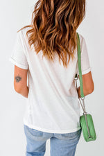 Hazel Blues® |  Bow Round Neck Short Sleeve T-Shirt