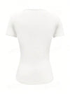 Hazel Blues® |  Round Neck Short Sleeve T-Shirt