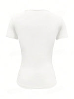 Hazel Blues® |  Round Neck Short Sleeve T-Shirt