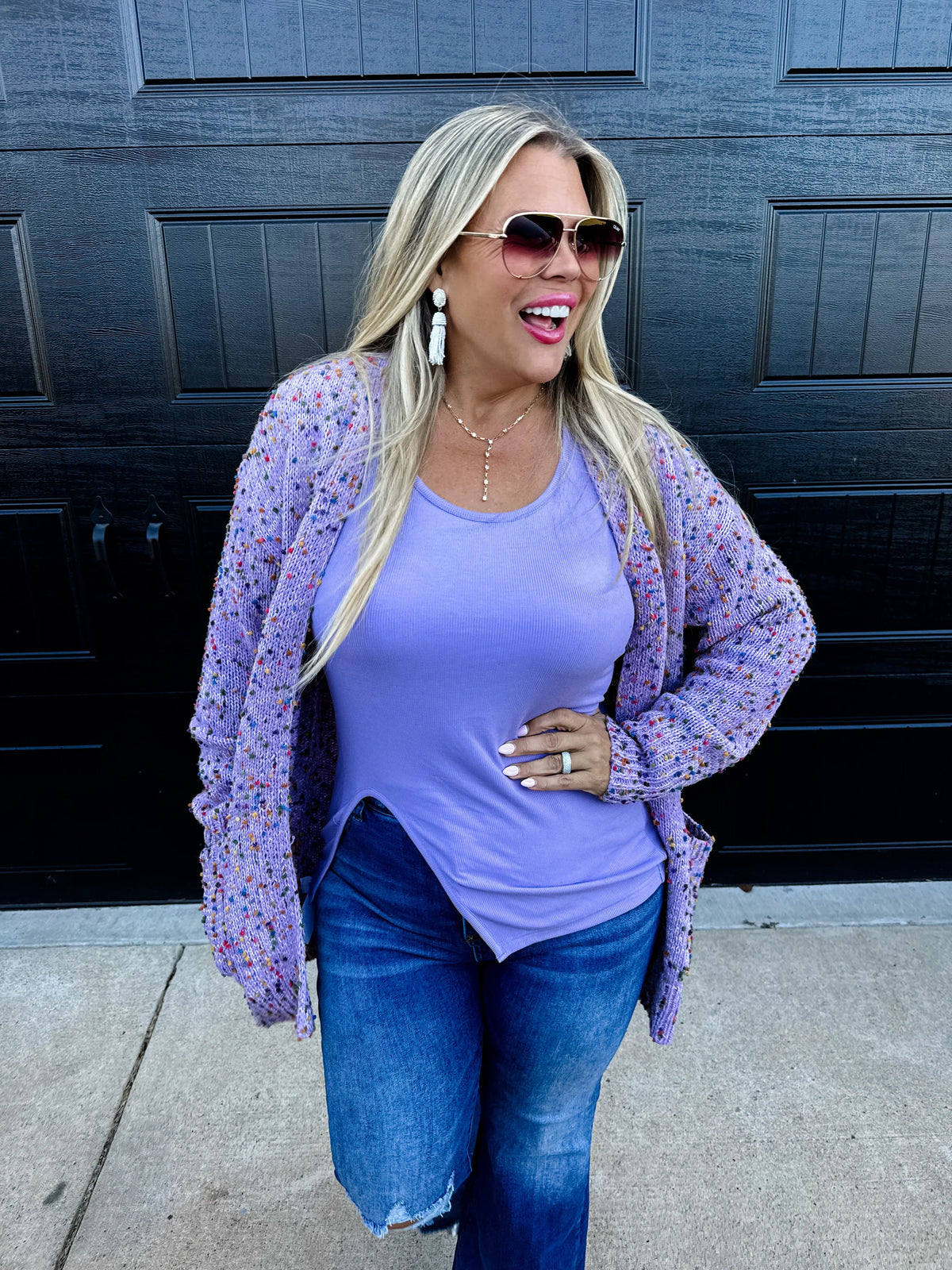 Hazel Blues® |  PREORDER: Spring Miley Dot Cardigans in Five Colors