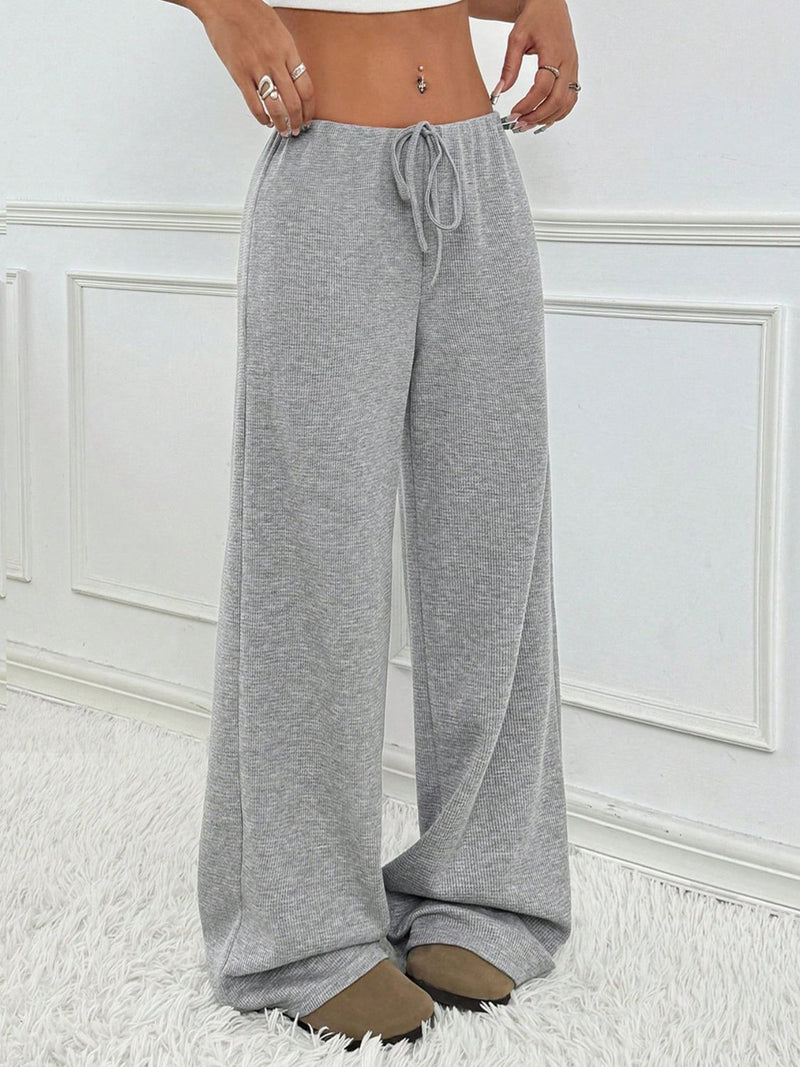 Hazel Blues® |  Tied Striped Wide Leg Pants