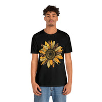 Hazel Blues® |  Sunflower Leopard Graphic Tee