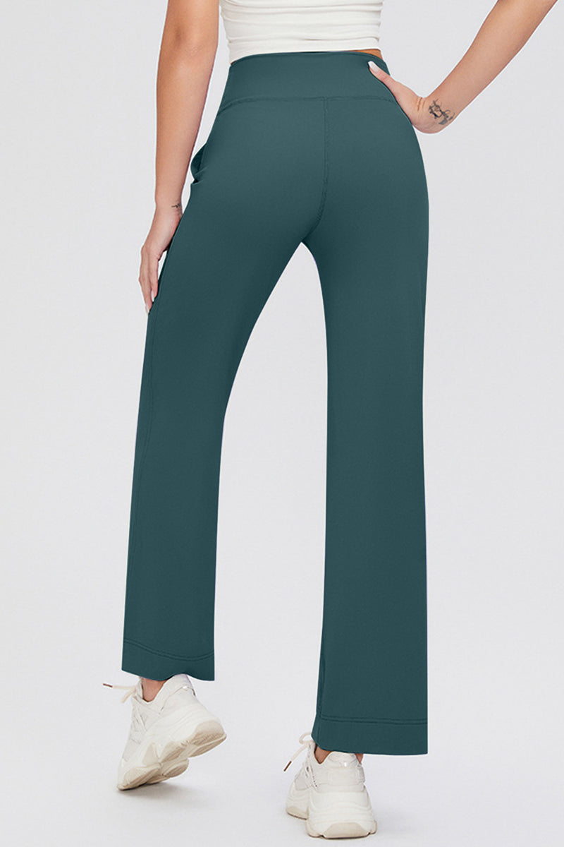 Hazel Blues® |  Basic Bae Drawstring High Waist Pants with Pockets