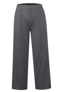 Hazel Blues® |  Drawstring Elastic Waist Wide Leg Pants