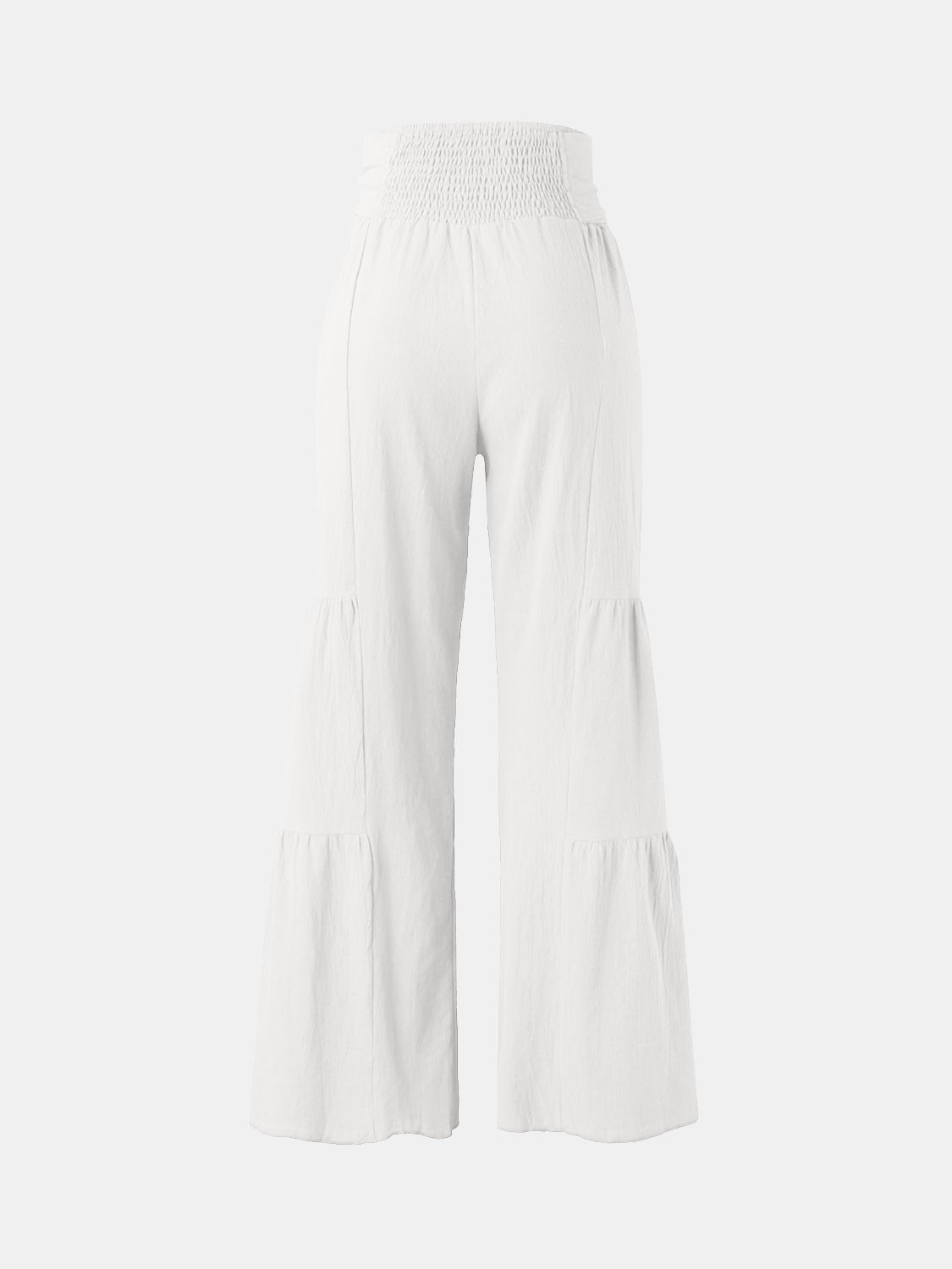 Hazel Blues® |  Tied Ruched Wide Leg Pants