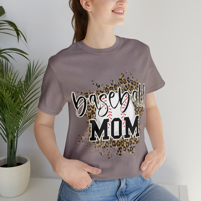 Hazel Blues® |  Baseball Mom Leopard Graphic Tee