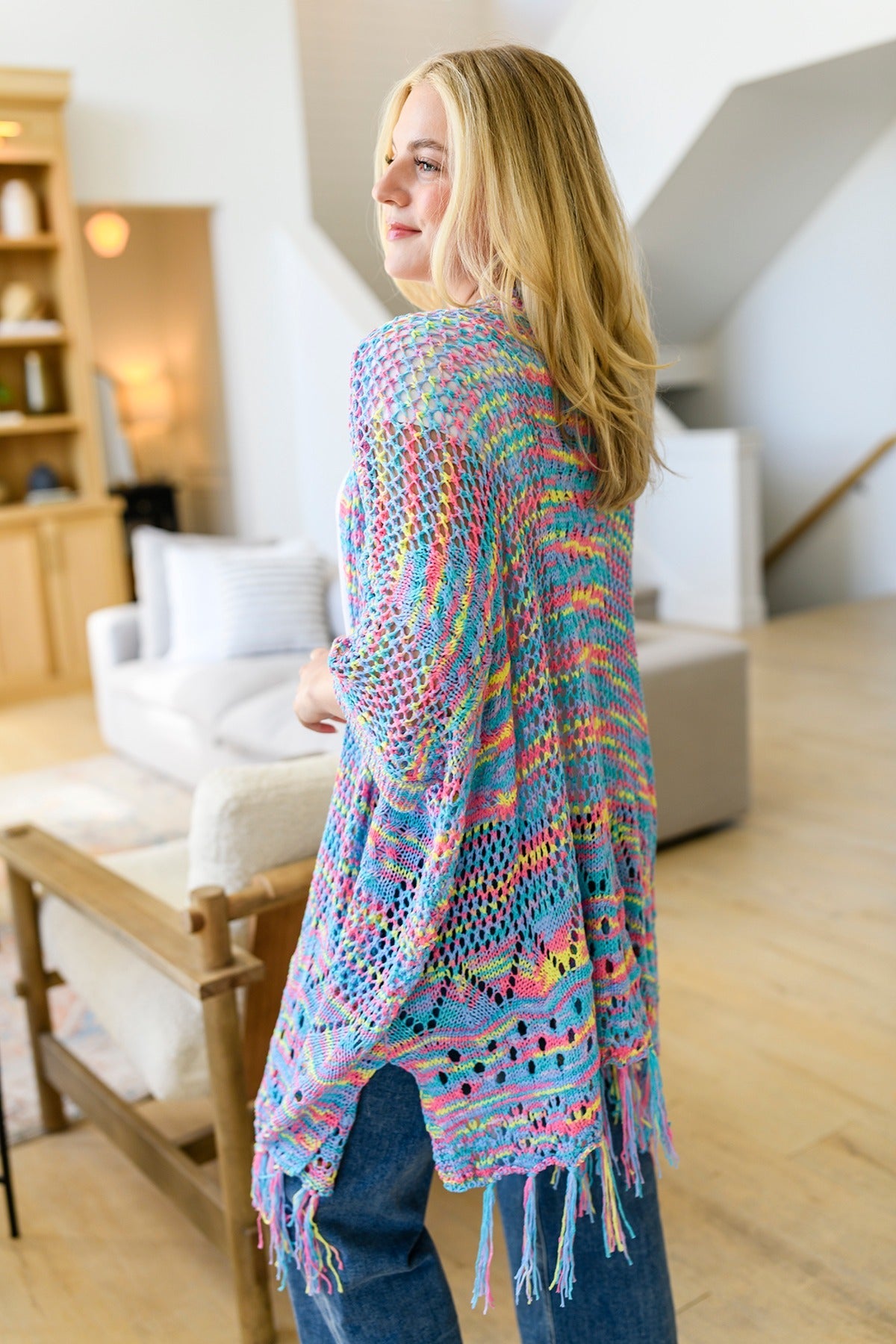 Hazel Blues® |  PREORDER: Amanda Crochet Cardigan in Six Colors