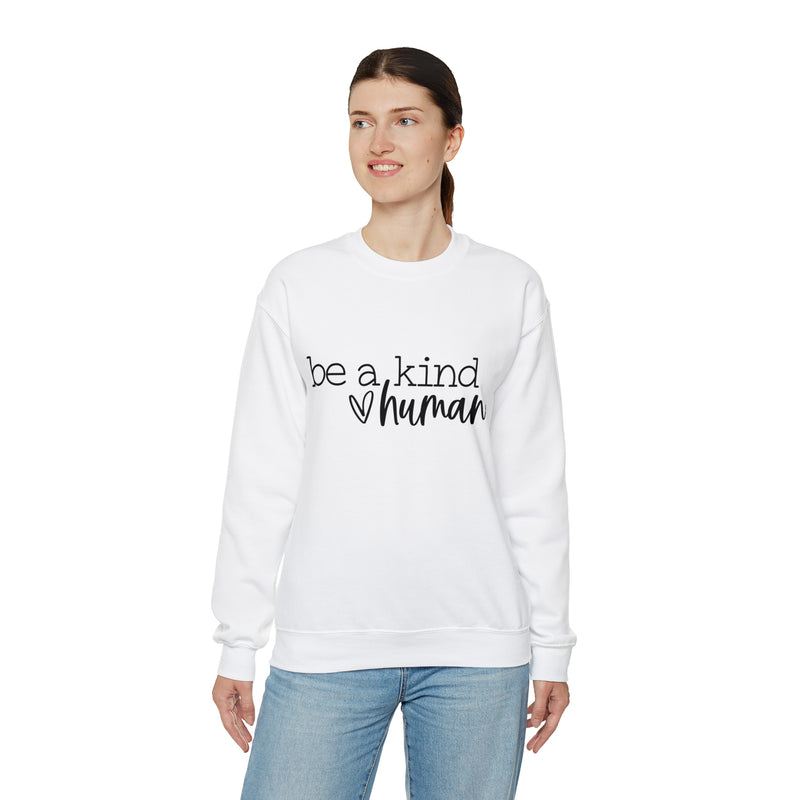 Hazel Blues® |  Be a Kind Human Crewneck Graphic Sweatshirt