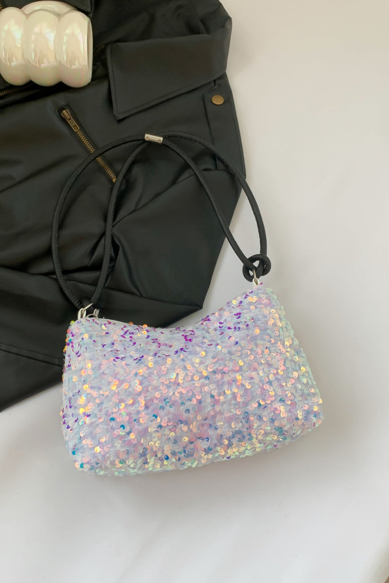 Hazel Blues® |  Sequin Double Strap Shoulder Bag