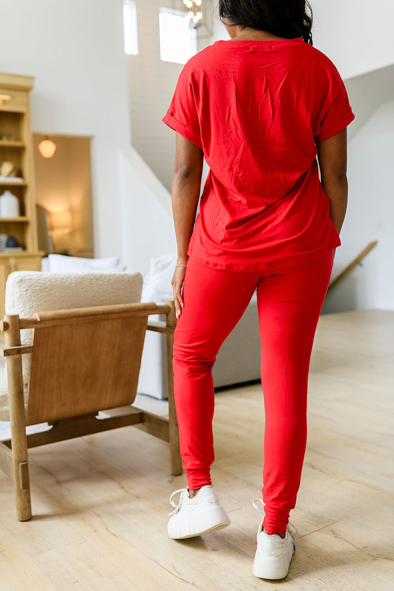Hazel Blues® |  PREORDER: Krisie V-Neck Lounge Set in Six Colors