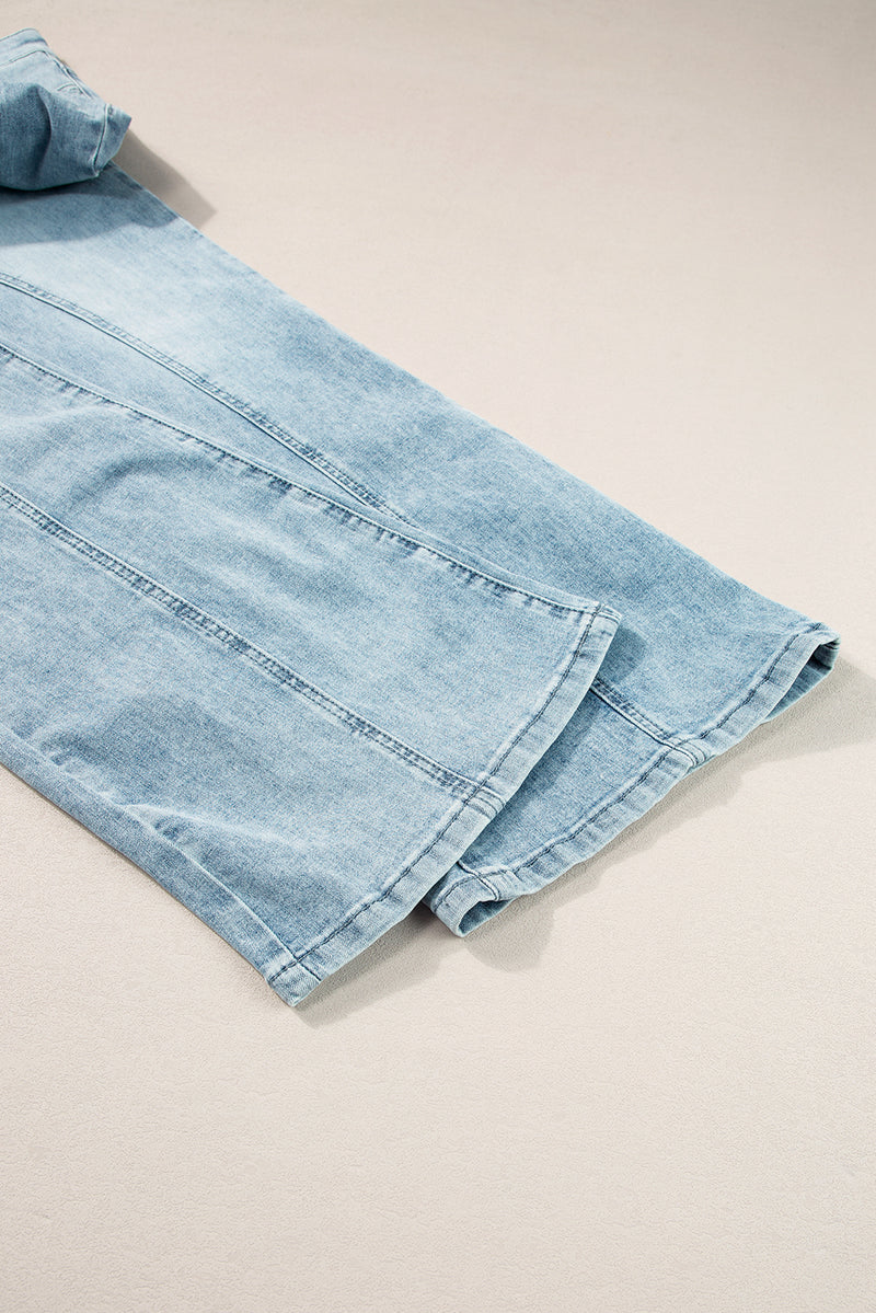 Hazel Blues® |  Wide Leg Jeans with Pockets