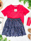 Hazel Blues® |  Stars & Stripes: Tops and Skorts