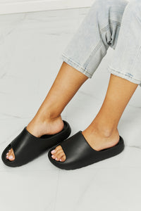 Hazel Blues® |  NOOK JOI In My Comfort Zone Slides in Black