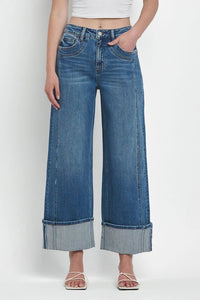 Hazel Blues® |  Straight Leg Jeans with Pockets