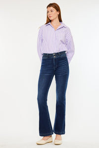 Hazel Blues® |  Kancan High Rise Double Waistband Flare Jeans