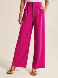 Hazel Blues® |  High Waist Wide Leg Pants