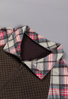Hazel Blues® |  Plaid Half Zip Long Sleeve Sweatshirt