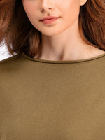 Hazel Blues® |  Basic Bae Rolled Round Neck Top and Pants Sweater Set