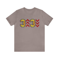 Hazel Blues® |  Adult: 3 Up 3 Down Softball Graphic Tee