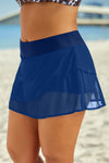 Hazel Blues® |  Elastic Waist Swim Skirt