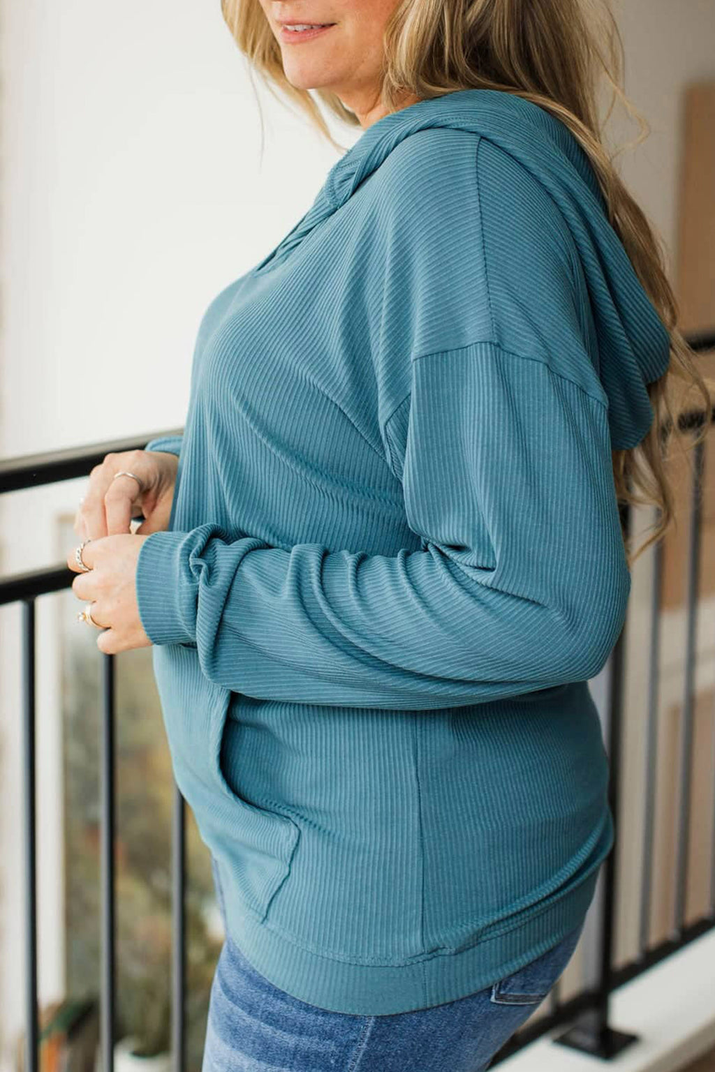 Wren Grace Ribbed Blouse