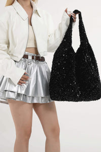 Hazel Blues® |  Sequin Polyester Handbag