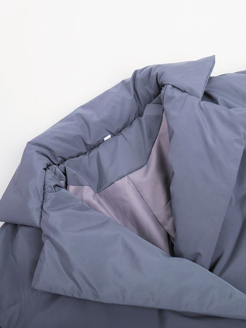 Hazel Blues® |  Puffer Long Sleeve Winter Coat with Belt