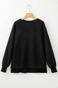 Hazel Blues® |  Round Neck Long Sleeve Sweatshirt