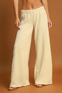 Hazel Blues® |  Umgee Elastic Waist Wide Leg Pants