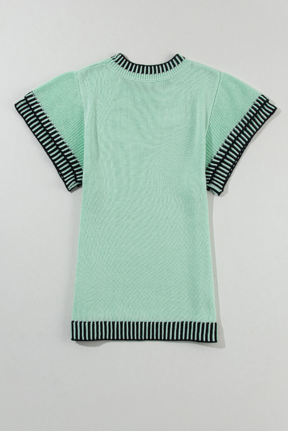 Hazel Blues® |  Round Neck Short Sleeve Knit Top