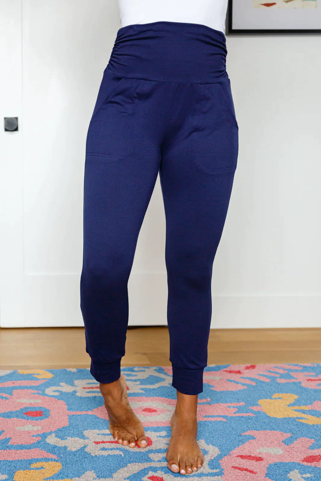 Hazel Blues® |  Haley Ruched Waist Leggings in Six Colors